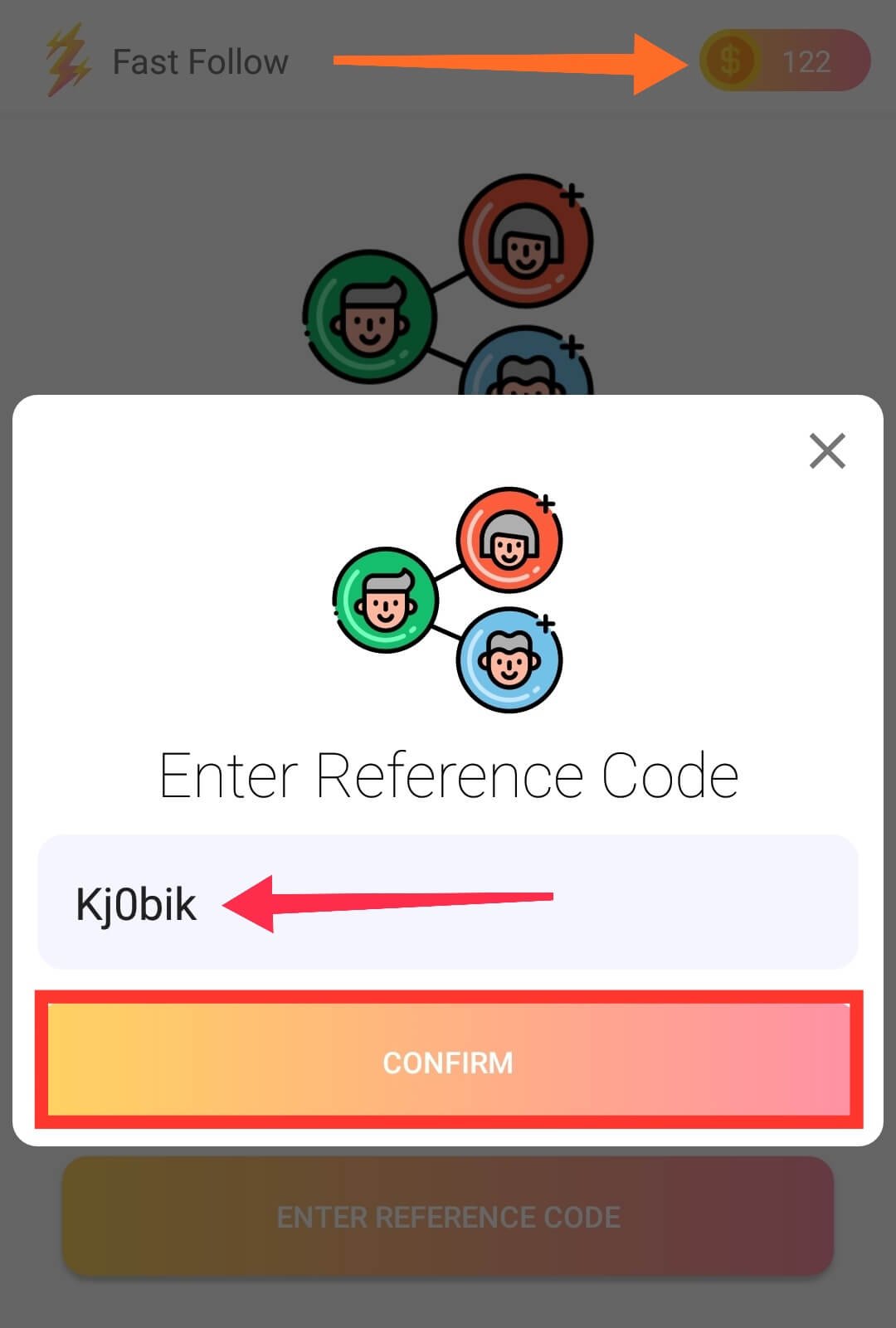 FastFollow App Reference Code